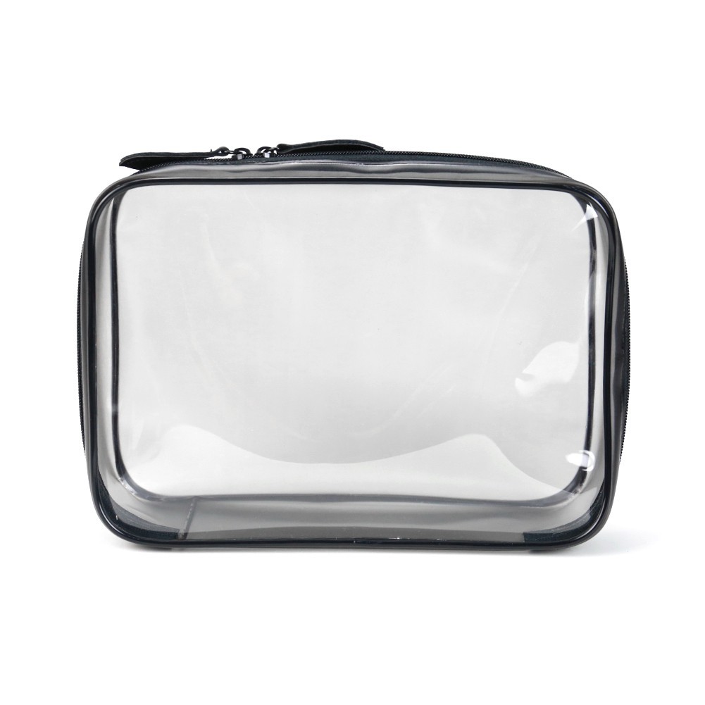 PVC Makeup Toiletry Clear Cuboid/Round Travel Wash Bag Holder Pouch Bag KNTR