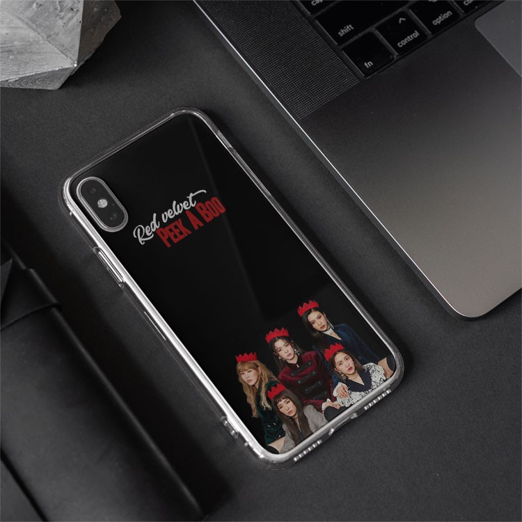 Ốp iphone rẻ red velvet sticker cao đẹp silicone từ 6 đến 12 HQUPOD0869