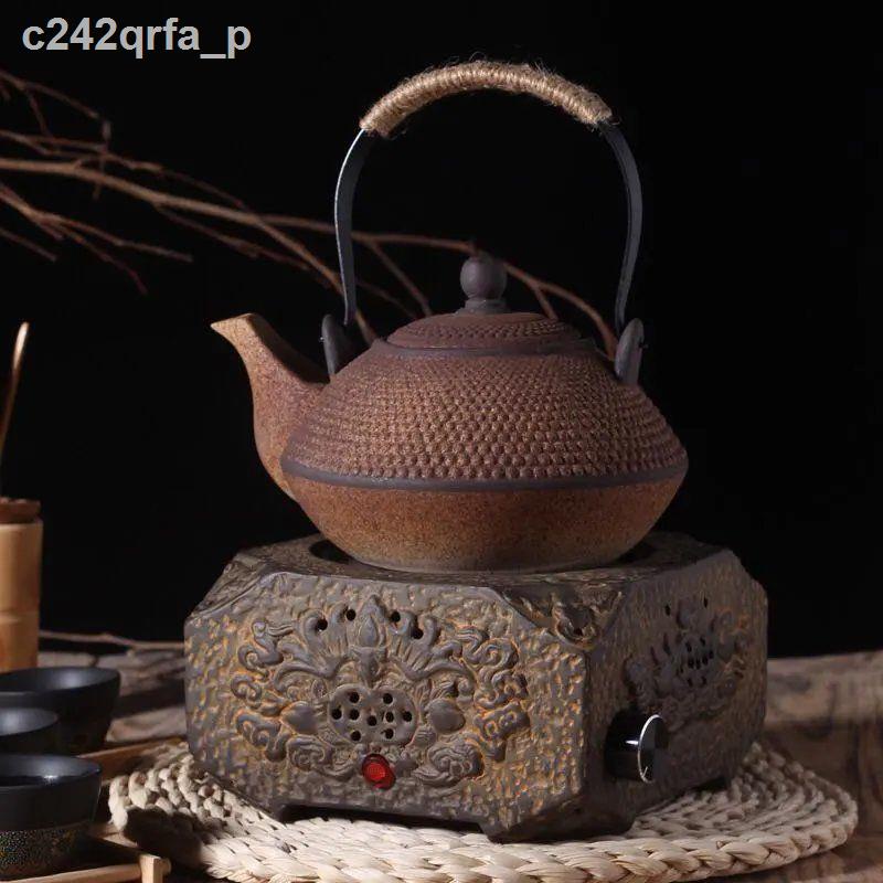 ◎ ▩✧Đài Loan Old Rock Clay Electric Pottery Stove Home Silent Mini Retro Tea Bếp