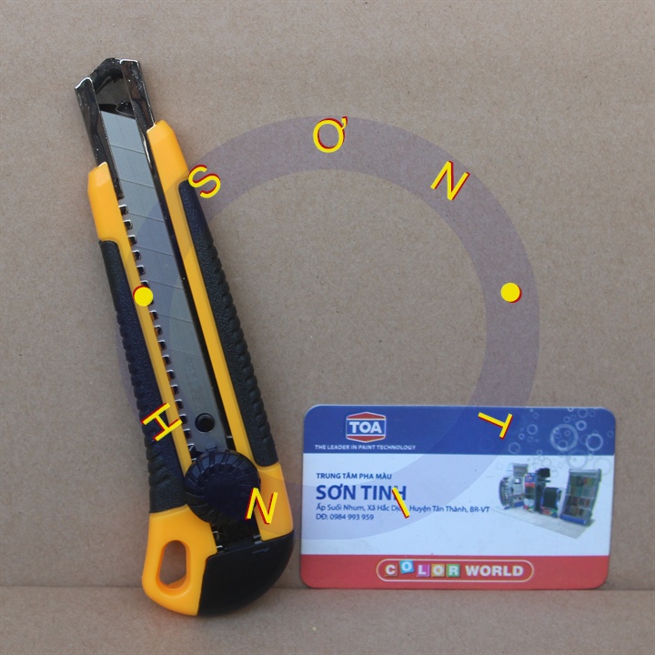 TOLSEN Dao Rọc Giấy Có Chốt Khóa Snap-Off Blade Knife 30018