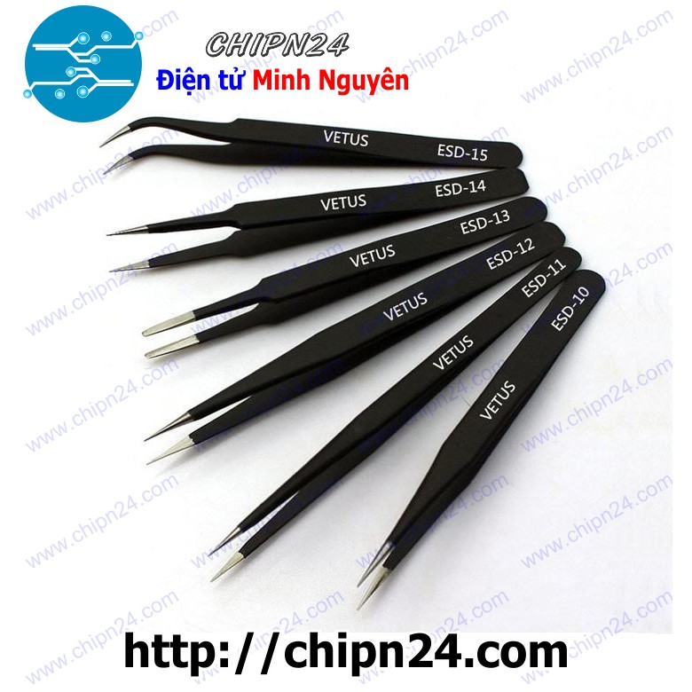 Combo 4 Nhíp tĩnh điện ESD11,12,13,15