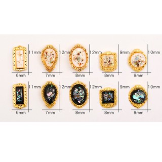 Charm Đá Nhũ Cổ Điển Trang Trí Móng