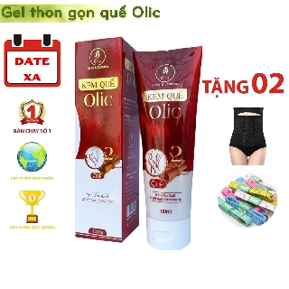 [Chính hãng bao test] Kem tan mỡ quế olic Gel săn chắn giảm eo định hình tặng kèm đai nịt bụng