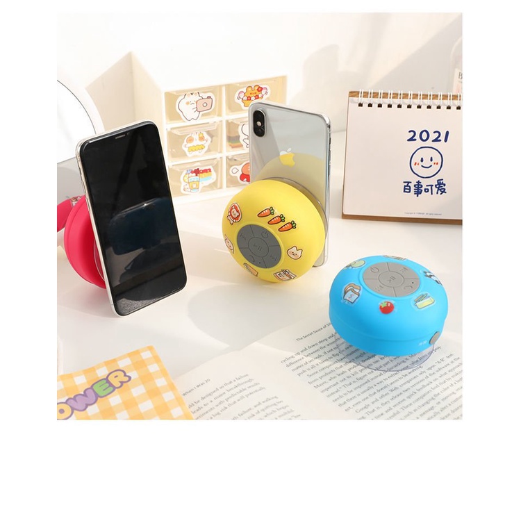 GiGiBomstore LOA BLUETOOTH CHỐNG NƯỚC MINI SIÊU XINH--Có thể sử dụng loa trong phòng tắm