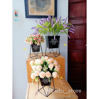 Chậu cây sắt phong cách Bắc Âu