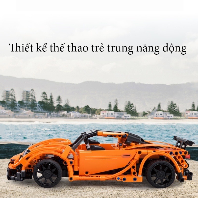 Đồ chơi lắp ráp Legoo siêu xe Porsche 911 có bộ điều khiển từ xa