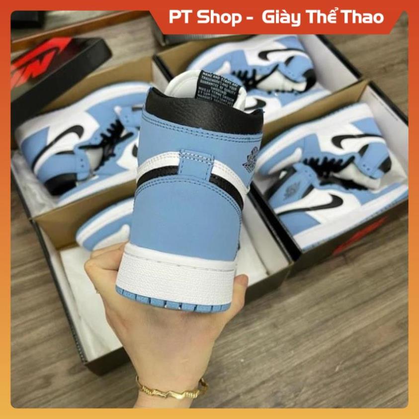 [FreeShip - Hàng SỊn Sò] Giày thể thao air JD1 xanh dương cao cổ, Giày sneaker  jodan 1 high university blue
