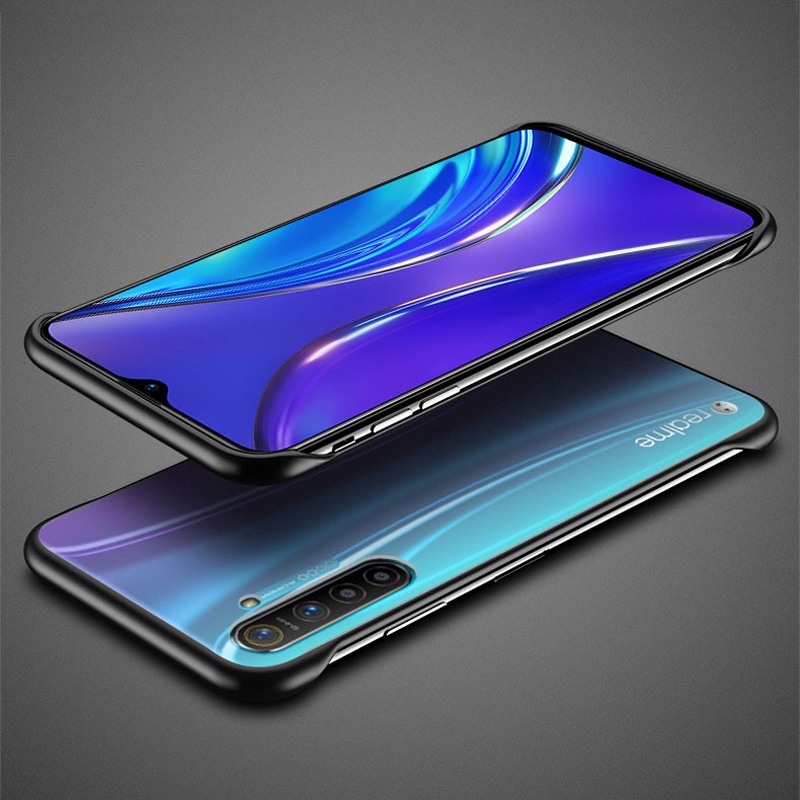 Ốp điện thoại nhựa cứng chống sốc cho Realme 6 5 5i 5s 6i 3 Pro XT X2 C1 C2 C3