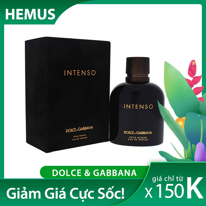 [CHÍNH HÃNG] Nước Hoa Nam D&G Intenso Pour Homme For Men - Eau De Parfum 125ml