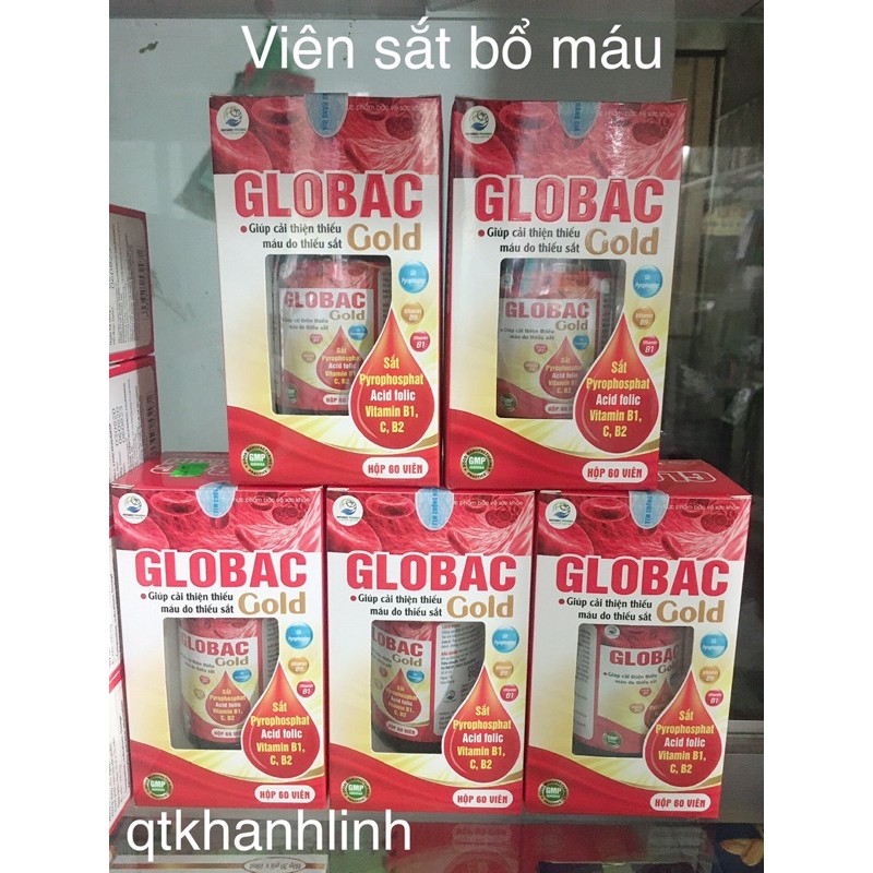 ✅  Viên uống bổ máu, bổ sung sắt Globac Gold
