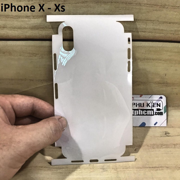 Dán mặt lưng PPF iPhone X