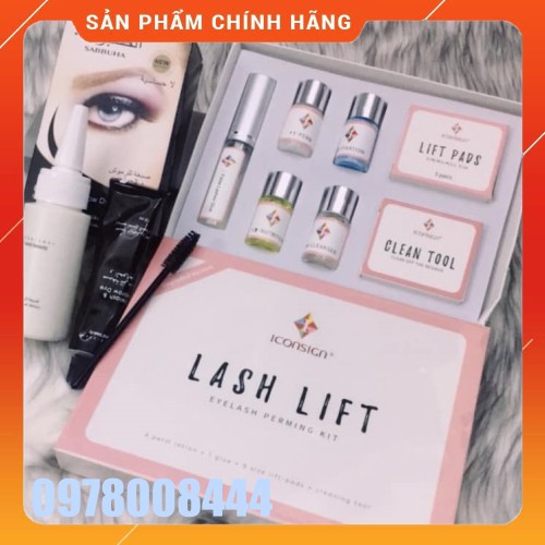 [SALE SỐC] Combo uốn mi + phủ đen, uốn mi Lashlift Hàn Quốc, phủ đen mi Sabbuha Thái Lan, Chính Hãng
