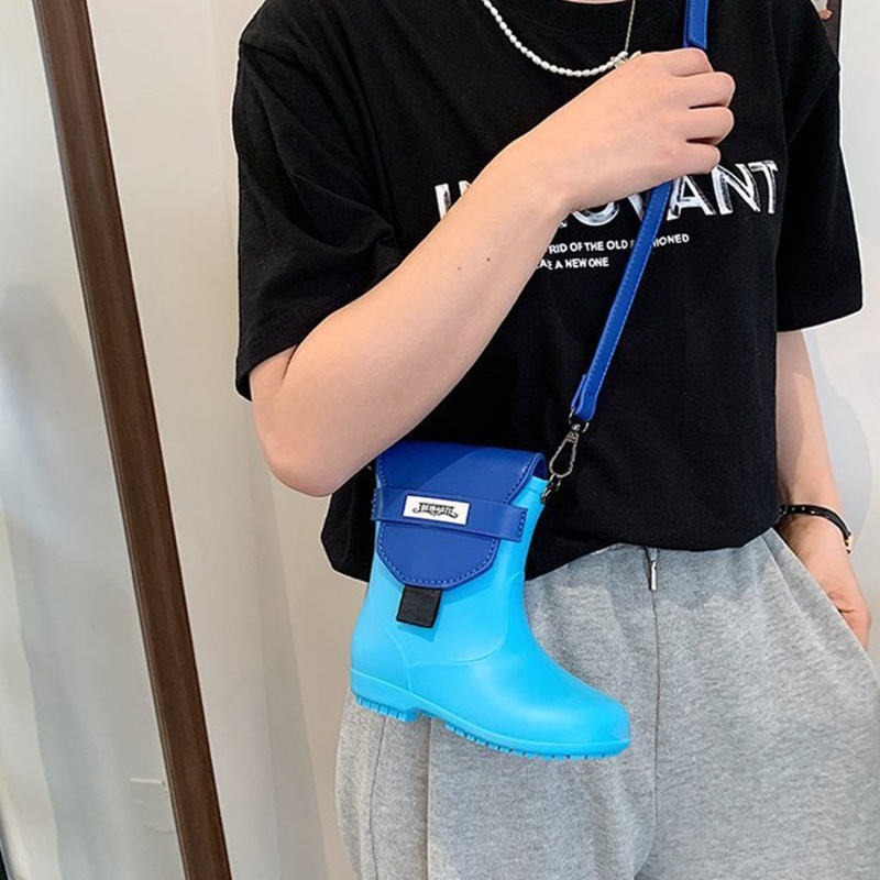 Túi Da PU Đeo Chéo Vai Đựng Điện Thoại Hình Đôi Giày Thời Trang Dành Cho Nữ Pouc