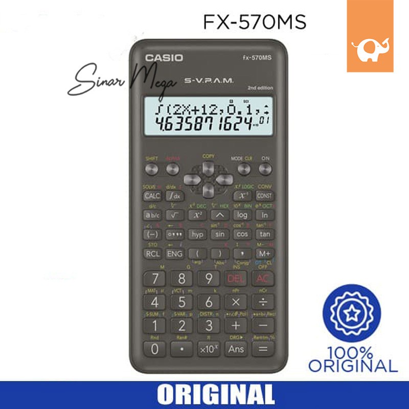 Máy tính Casio FX-570MS chất lượng cao