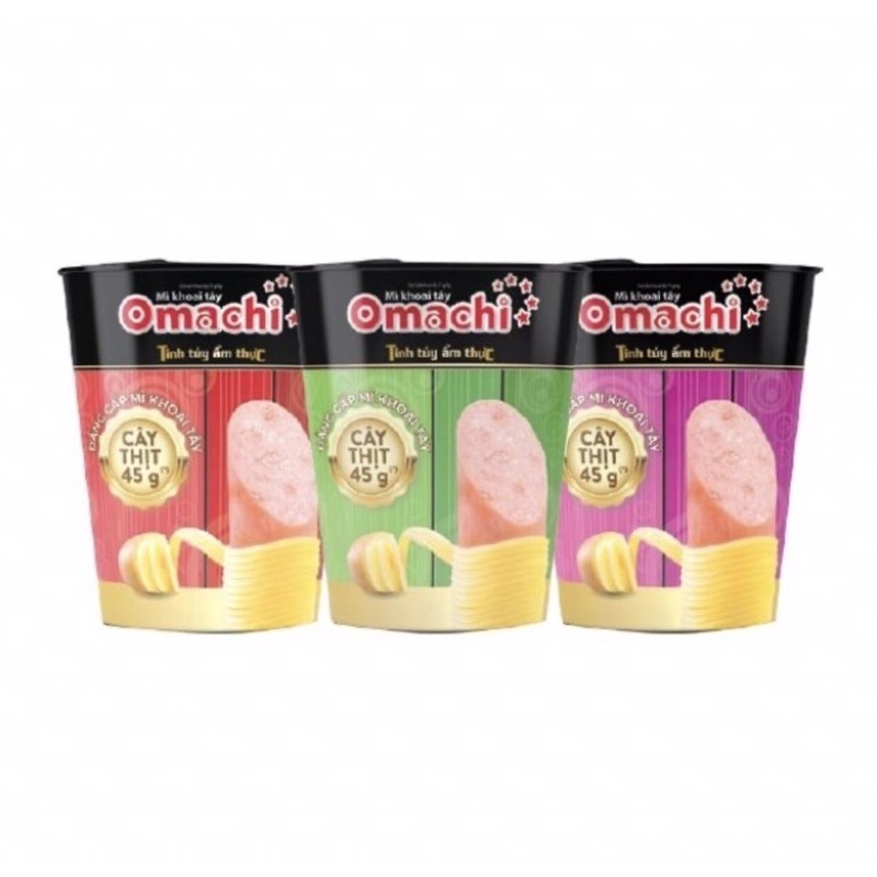 Mì ly omachi bò hầm/ sườn/ tôm chua cay/ riêu cua có thịt 113g | BigBuy360 - bigbuy360.vn