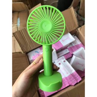 Quạt mini cầm tay có đế để bàn