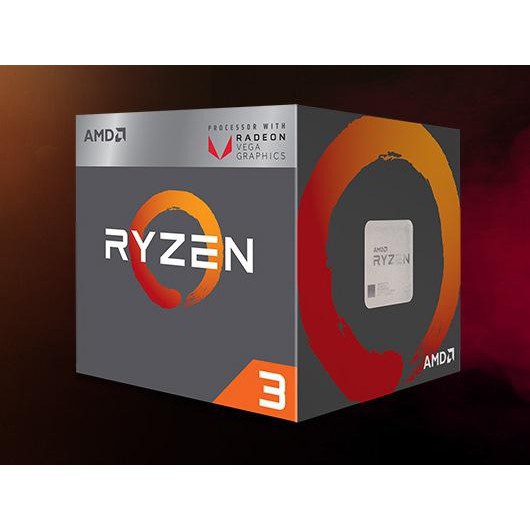 CPU AMD RYZEN 3 2200G 3.5 GHZ (3.7 GHZ WITH BOOST) / 6MB / 4 CORES 4 THREADS / RADEON VEGA 8 / SOCKET AM4 95