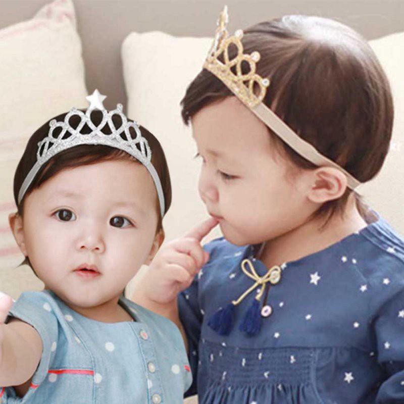 Băng đô vương miện xinh xắn cho các bé gái