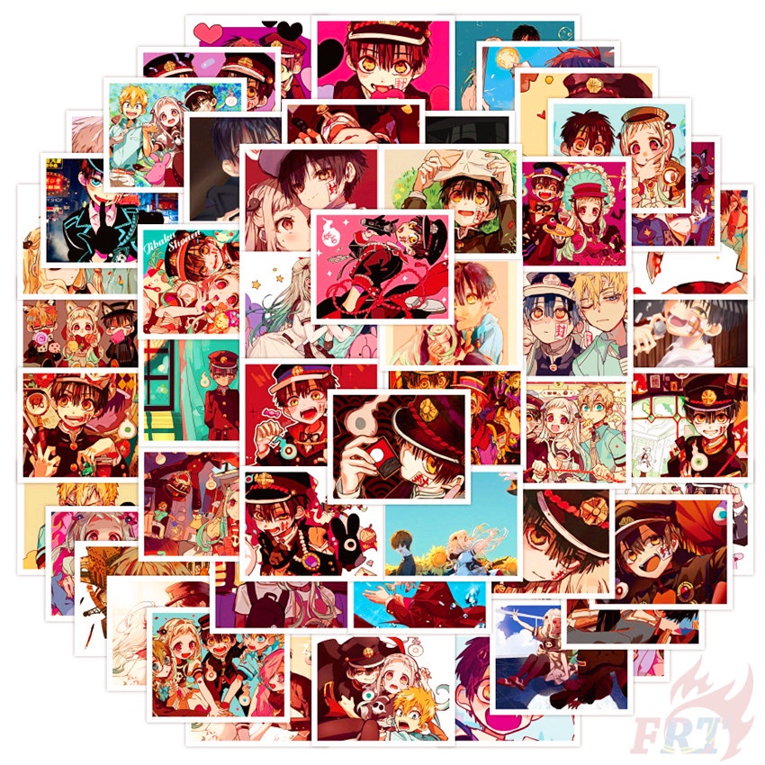 50Pcs/Set ❉ Toilet-bound Hanako-kun Series 01 Mini Poster Stickers ❉ DIY Fashion Doodle Decals Stickers