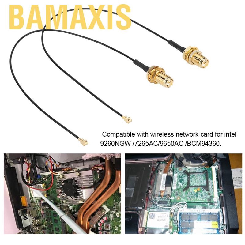 Cáp Mạng Không Dây Bamaxis 4 Trục M.2/Ngff Cho 9260ngw 7265ac 9650ac Bcm94360