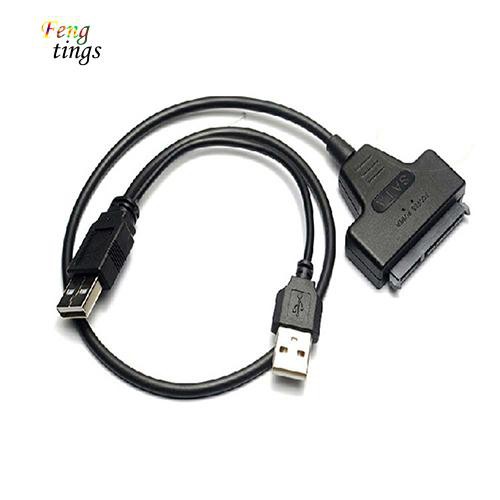 Dây Cáp Chuyển Đổi Usb 2.0 Sang 2.5Inch 22 7 + 15 Serial Ata Sata 2.0 Hdd / Ssd