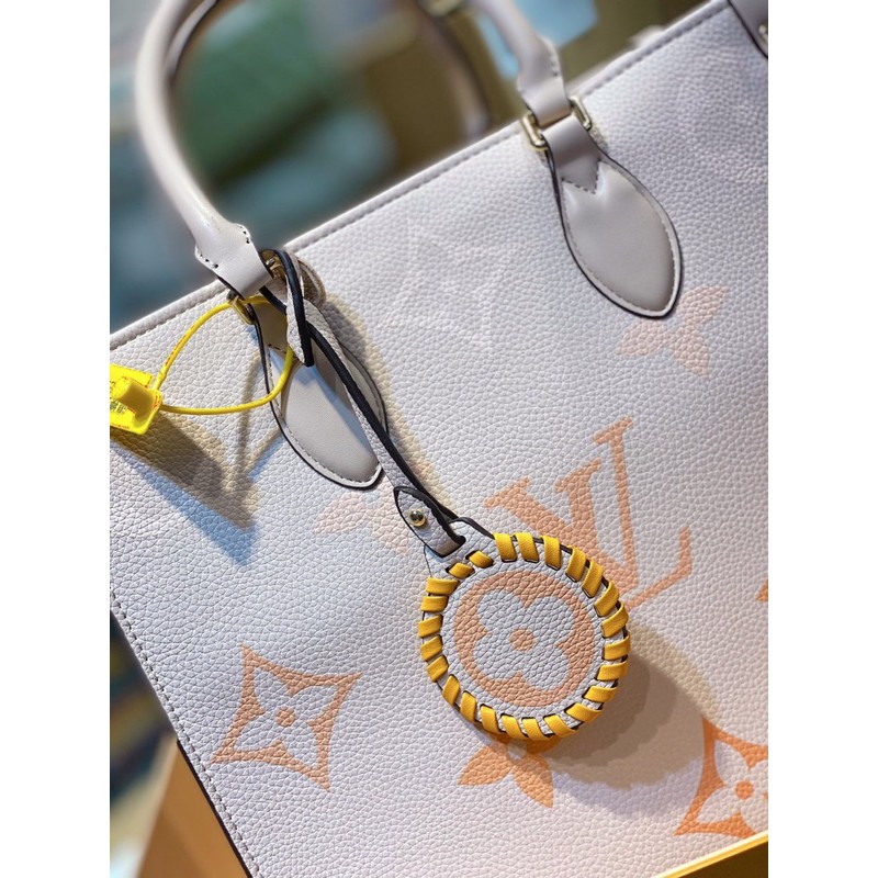 Túi luôn vui tươi  onthego summer 2021 size 35 form chuẩn hoạ tiết mono fullbox nam châm hàng qc 2204