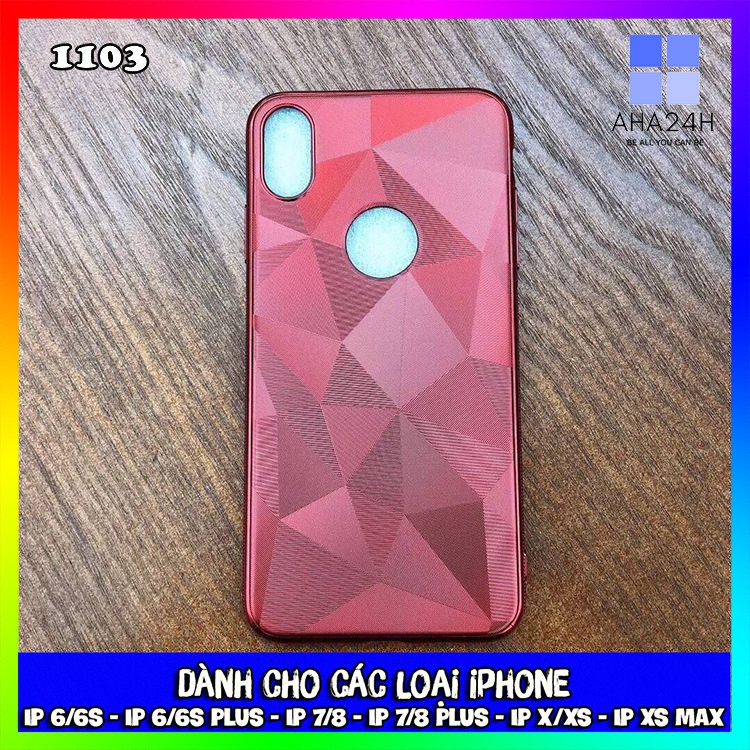 ỐP LƯNG IPHONE HỌA TIẾT HÌNH KHỐI ĐỦ DÒNG MÁY - ỐP DẺO (6/6 PLUS/6S/6S PLUS/7/7 PLUS/8/8 PLUS/X/XS/XS MAX) AH1103