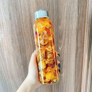Bình thủy tinh kèm dây dung tích 500ml