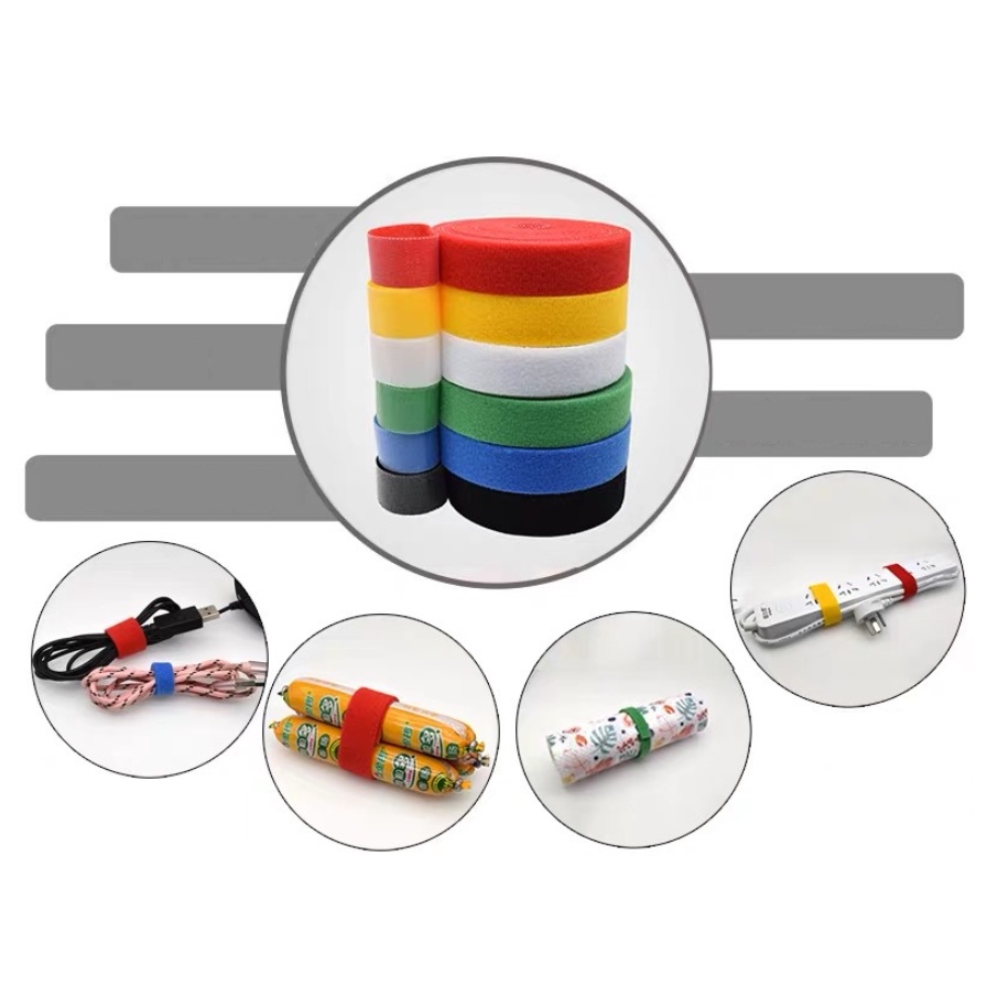 Băng dính gai 2 mặt, Dây velcro dùng bó buộc đồ vật