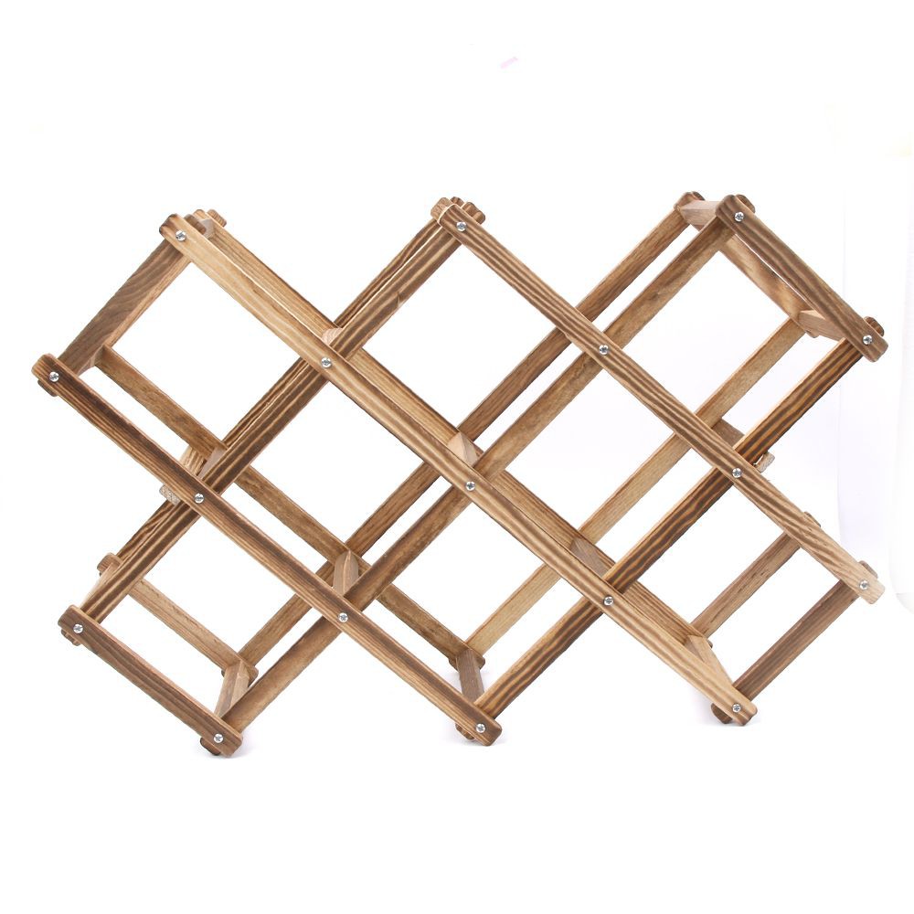 Gía đỡ rượu có thể gập lại làm từ gỗ cao cấp