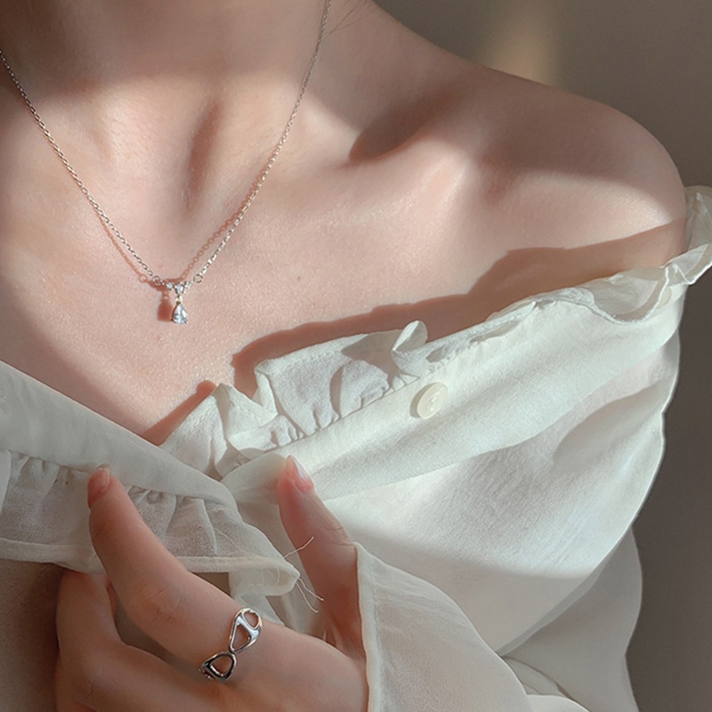 Dây Chuyền Mặt Hình Giọt Nước Thời Trang Cho Nữ