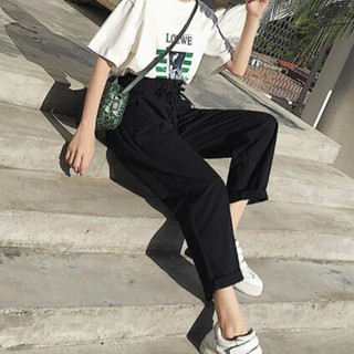 Quần lưng thun phong cách Hàn Quốc