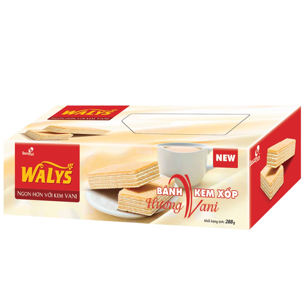 Combo 3 hộp Bánh kem xốp Walys 360gr