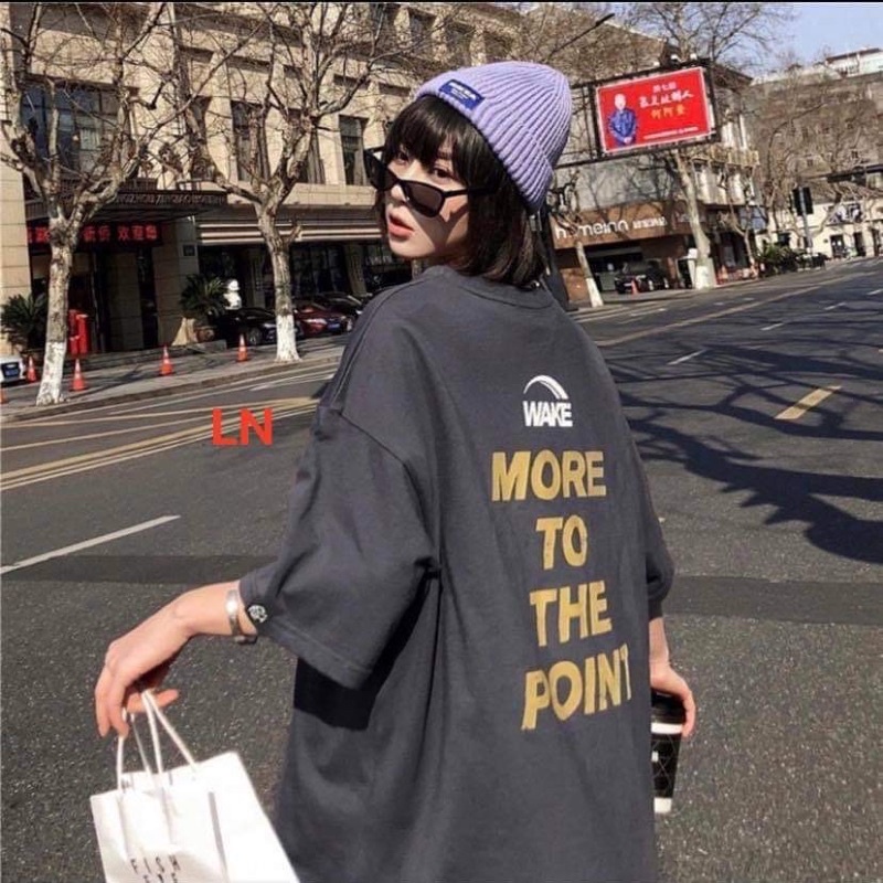 Áo thun MORE TO chữ to DA6