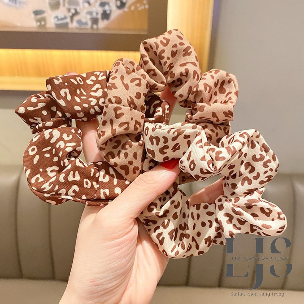 Dây buộc tóc scrunchies Lux jewelry, cột tóc co dãn thời trang giá rẻ - LUX938