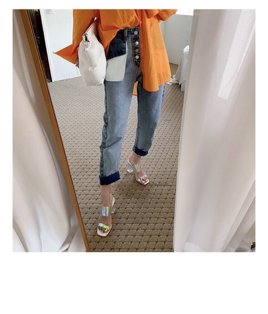 Quần baggy jeans QC