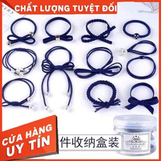 Buộc tóc nữ có hộp 12 chiếc siêu chắc