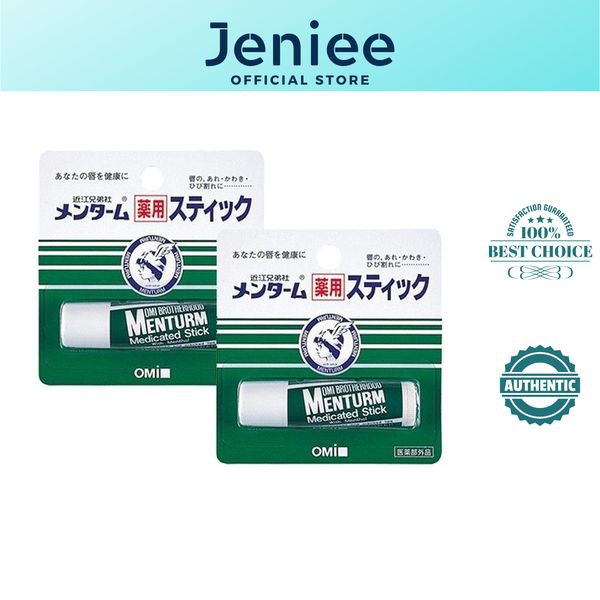 Son dưỡng môi Omi Menturm chống môi khô nứt nẻ - Jenieeshop