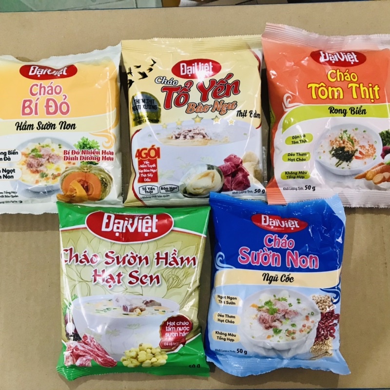 Lẻ 1 Gói Cháo Tổ Yến Bào Ngư Đại Việt 50g -