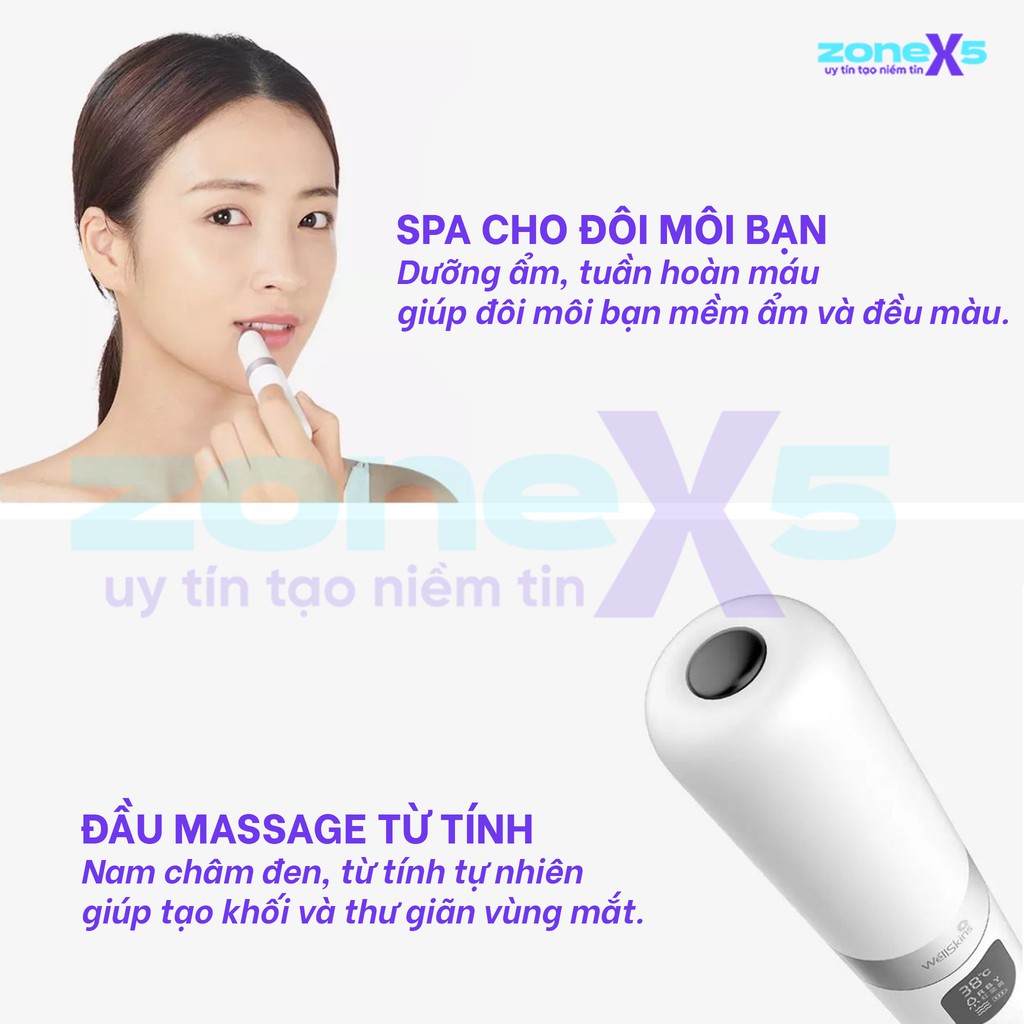 Máy massage mắt Xiaomi WéllSkins WX-MY300 giúp thư giãn, giảm nhăn, mờ bọng mắt - WellSkins WX-MY300 | BigBuy360 - bigbuy360.vn