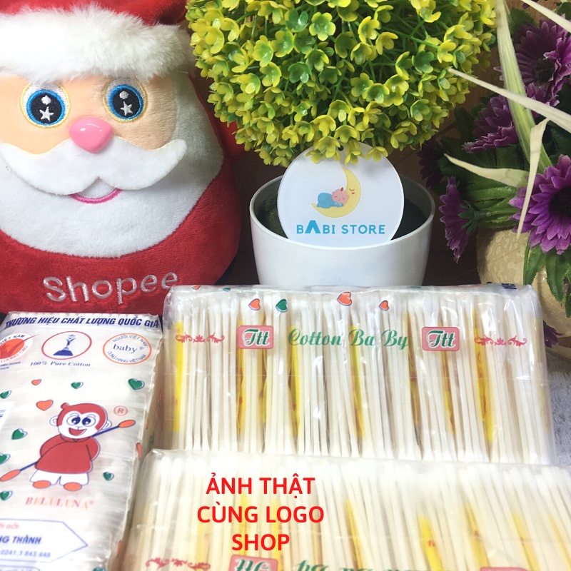 Tăm bông cho bé tăm bông Fanni ngoáy tai cho trẻ sơ sinh  - Babistore