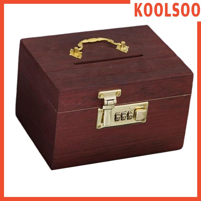 Hộp Đựng Tiền Tiết Kiệm Có Khóa Mật Khẩu Phong Cách Vintage Dành Cho Trẻ Em