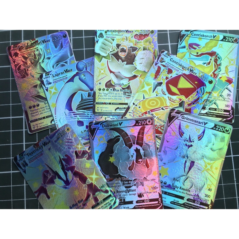 Thẻ bài Pokemon Shiny V,Vmax 🌟🌟🌟