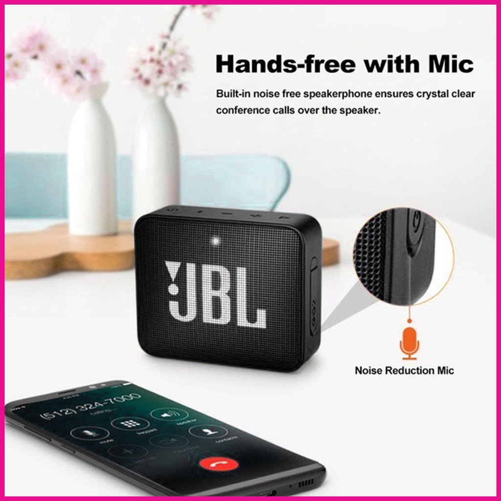 Loa Bluetooth Không Dây JBL GO2 Mạ Vàng Gạch 2nd Generation Siêu Trầm Chất Lượng Cao
