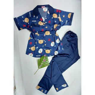 Bộ đồ Pijama lụa💖Bộ lụa tay dài hoạ tiết cực mát [HÀNG ĐẸP CHUẨN] [ẢNH THẬT +VIDEO]