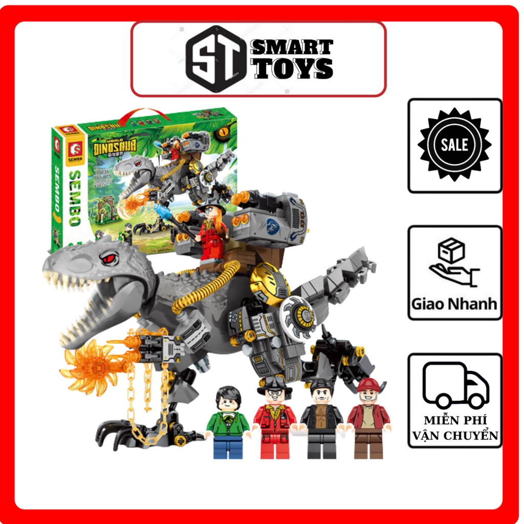 Lego khủng long, xếp hình lego độc đáo cho bé sáng tạo Smart Toy