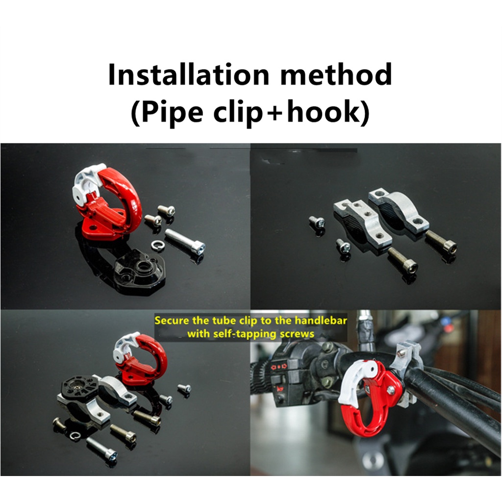 Móc Treo Mũ Bảo Hiểm Bằng Hợp Kim CNC Thông Dụng Cho Xe Máy #120