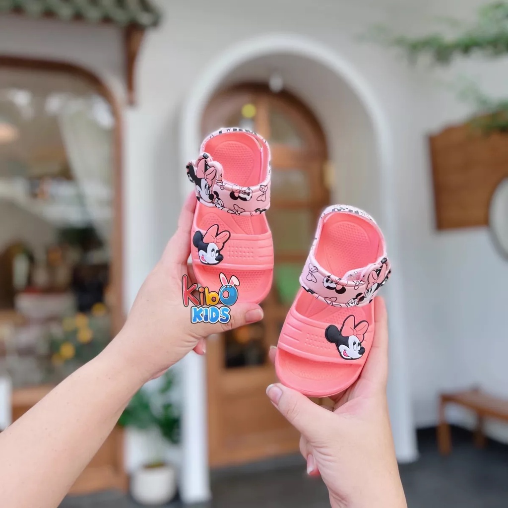 Sandal Xốp Mickey SA409 Cho Bé Gái Siêu Nhẹ, Bền, quá đẹp; cỡ 18-29