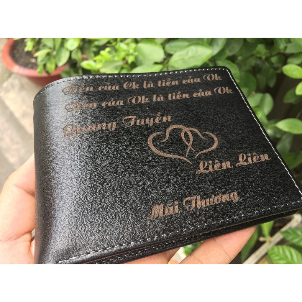 ví nam da bò khắc tên