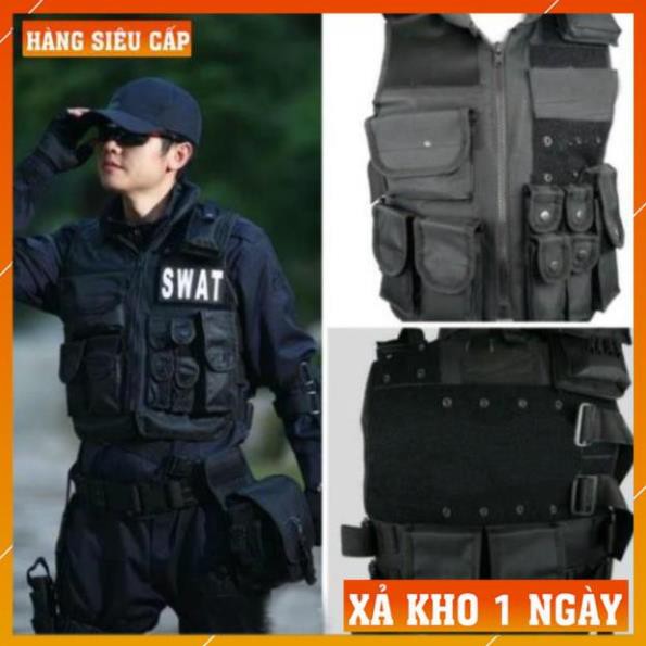 Áo Giáp SWAT Bảo Hộ Xe Máy - Áo Giáp Đi Phượt Phong Cách Lính Mỹ